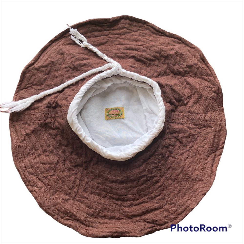 Scala Collezione Handcrafted Linen Summer Hat - image 3